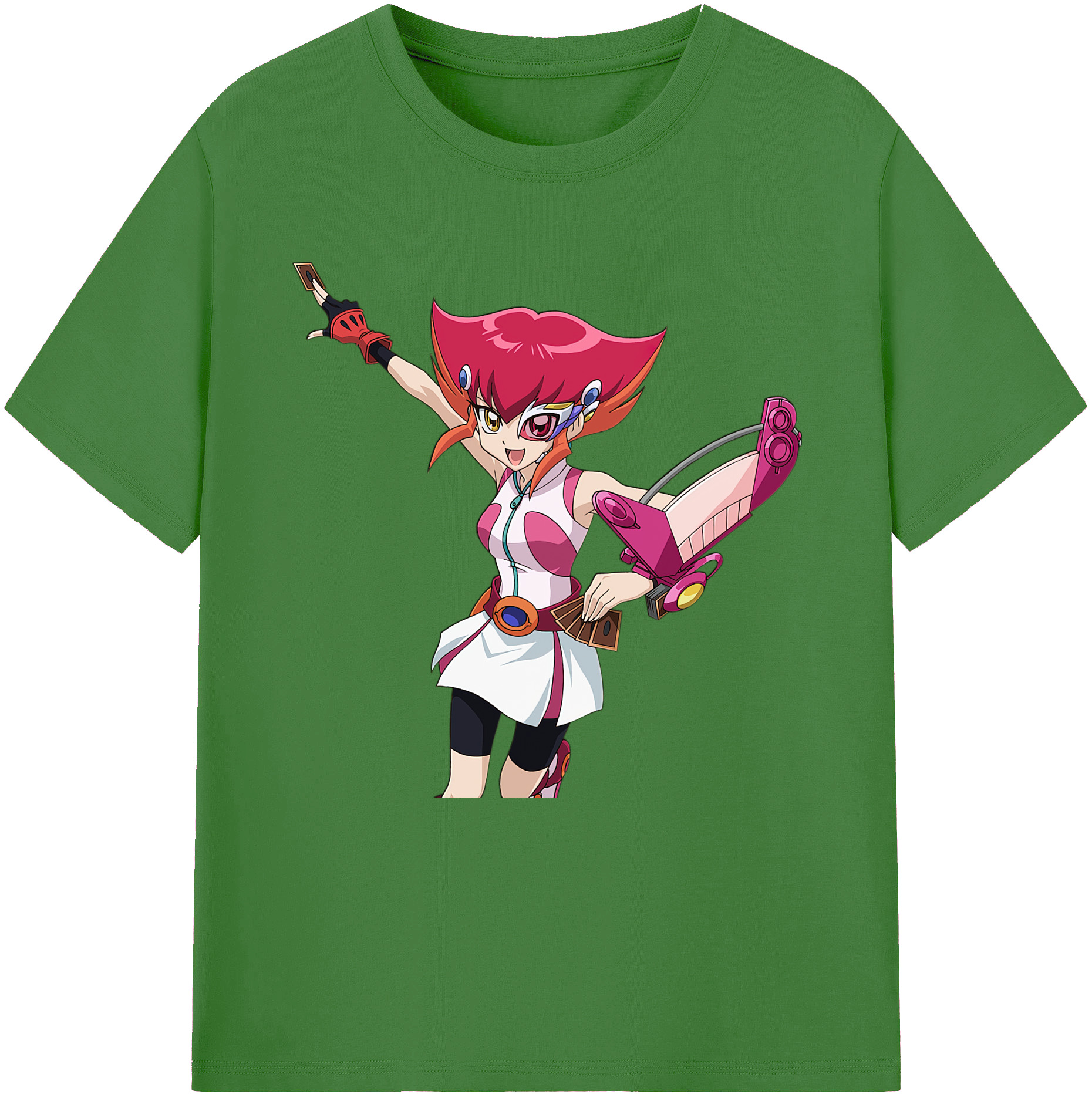 （画像用） 遊☆戯☆王 Yu-Gi-Oh! レディースカジュアルプリントTシャツ（綿100％）